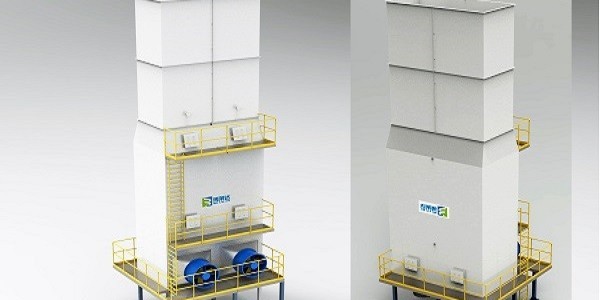 冷凝相變煙氣脫白裝備助力石膏板廠完成潔凈排放