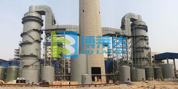 反轉展轉窯煙氣處置體例：石灰石石膏法脫硫