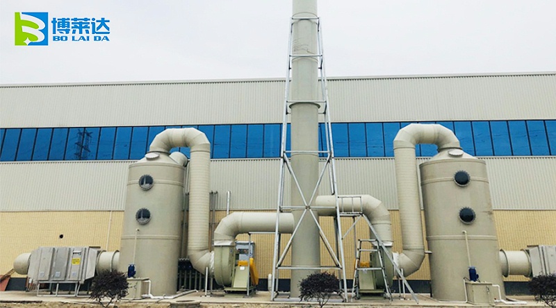 噴淋塔煙氣處置