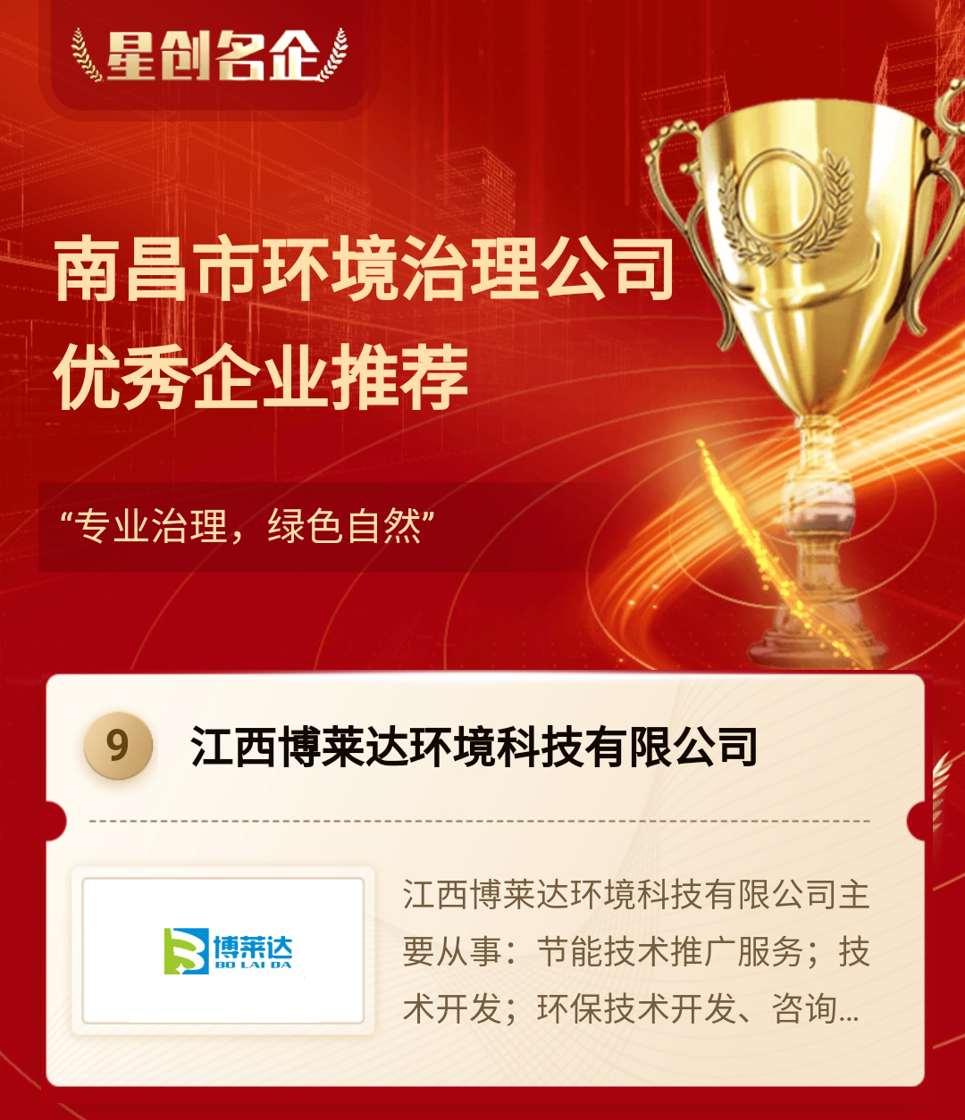 南昌市情況管理公司優異企業-江西博萊達情況