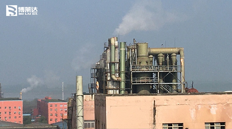 鈦白酸解尾氣脫白手藝