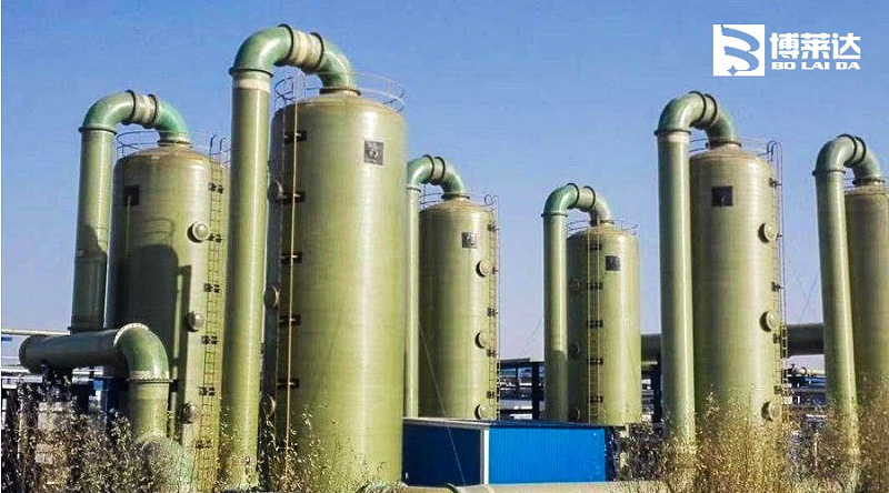 酸霧廢氣塔尾氣消白裝配